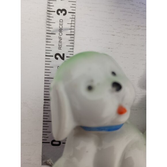 Vintage Japanese Pottery Poppies Poppy Dog Trio Ceramic Figurine - Picture 10 of 10